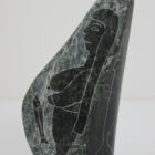 Incised Stone by Annie Ainalik Parr from Cape Dorset - Kinngait