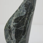Incised Stone by Annie Ainalik Parr from Cape Dorset - Kinngait