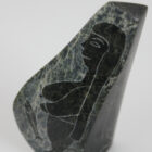 Incised Stone by Annie Ainalik Parr from Cape Dorset - Kinngait