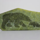 Incised Stone by Annie Ainalik Parr from Cape Dorset - Kinngait