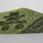 Incised Stone by Annie Ainalik Parr from Cape Dorset - Kinngait