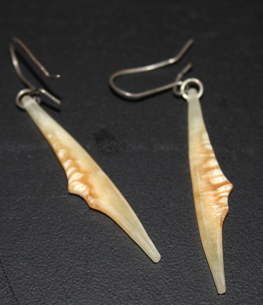 Earrings by Anon from Baker Lake