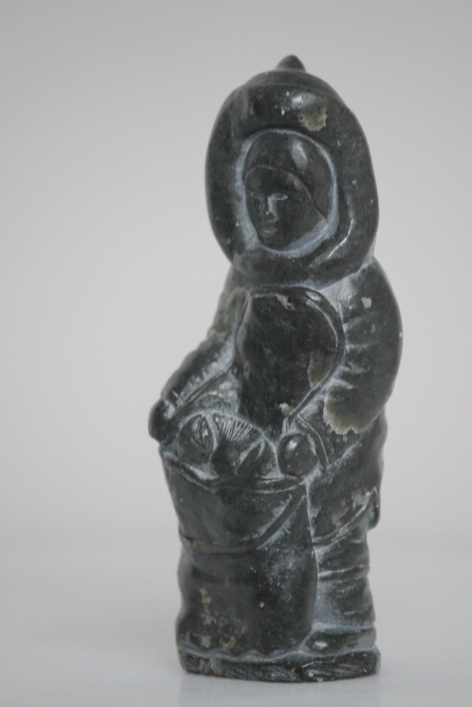 Woman with Fish by Niali Uitalupu from Nunavut