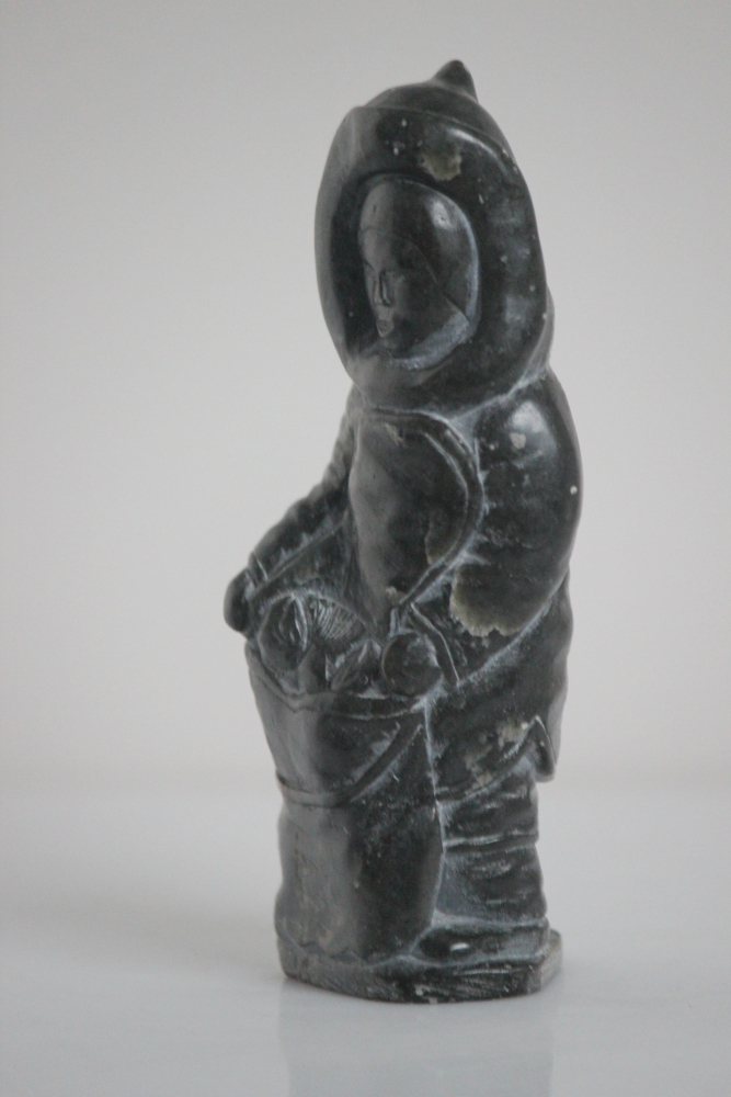 Woman with Fish by Niali Uitalupu from Nunavut