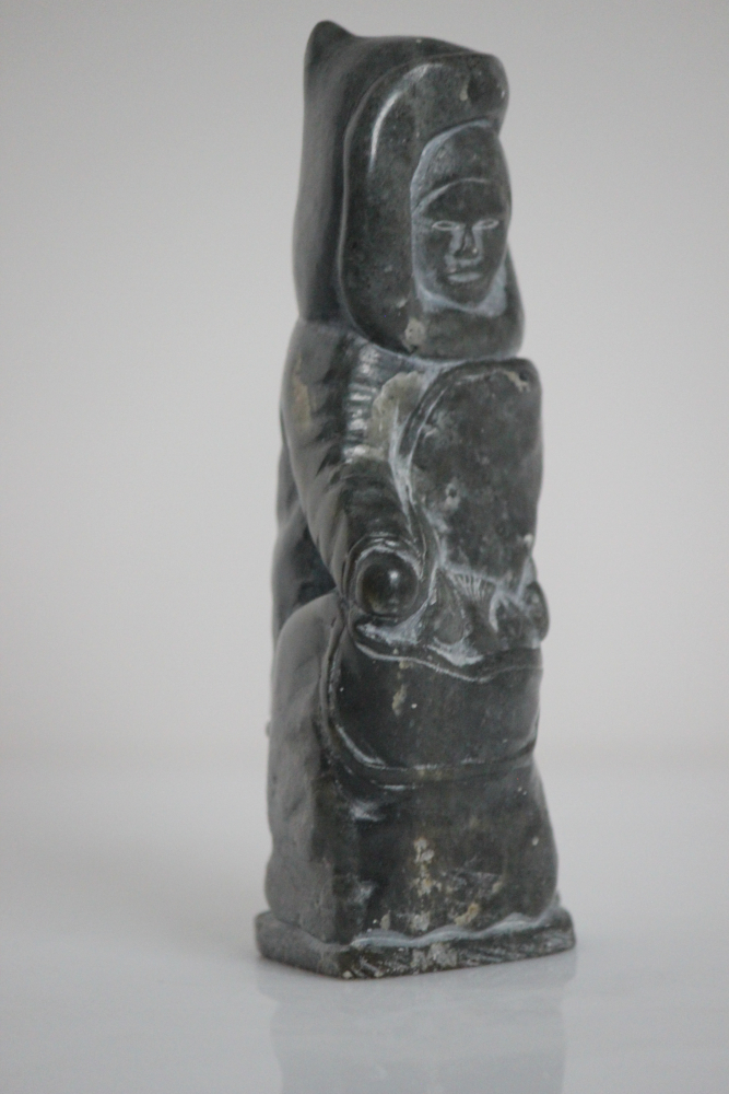 Woman with Fish by Niali Uitalupu from Nunavut