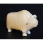 Miniture Muskox by Mark Tungilik from Repulse Bay - Naujaat