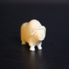 Miniture Muskox by Mark Tungilik from Repulse Bay - Naujaat