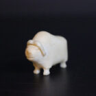 Miniture Muskox by Mark Tungilik from Repulse Bay - Naujaat