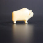 Miniture Muskox by Mark Tungilik from Repulse Bay - Naujaat