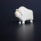 Miniture Muskox by Mark Tungilik from Repulse Bay - Naujaat