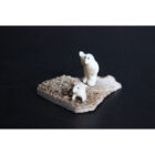 Bear and Seal by Mark Tungilik from Repulse Bay - Naujaat