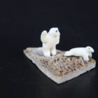 Bear and Seal by Mark Tungilik from Repulse Bay - Naujaat
