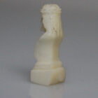 Miniature Ivory Bust of Christ by Mark Tungilik from Repulse Bay / Naujaat
