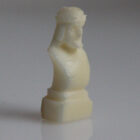 Miniature Ivory Bust of Christ by Mark Tungilik from Repulse Bay / Naujaat