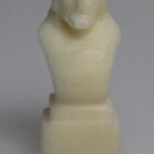 Miniature Ivory Bust of Christ by Mark Tungilik from Repulse Bay / Naujaat